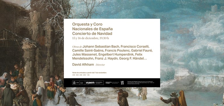 DAVID AFKHAM Y LA ORQUESTA Y CORO NACIONALES DE ESPAÑA RECIBIRÁN LA NAVIDAD CON UN CONCIERTO EXTRAORDINARIO