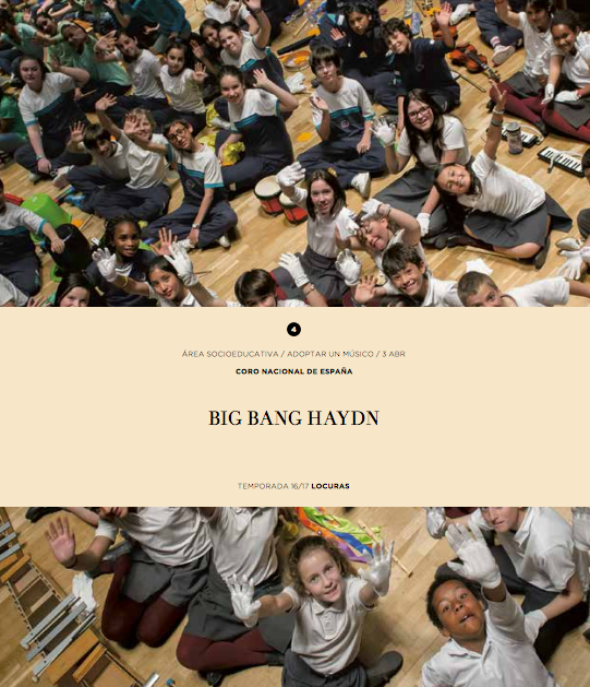 Big Bang Haydn Programa de mano